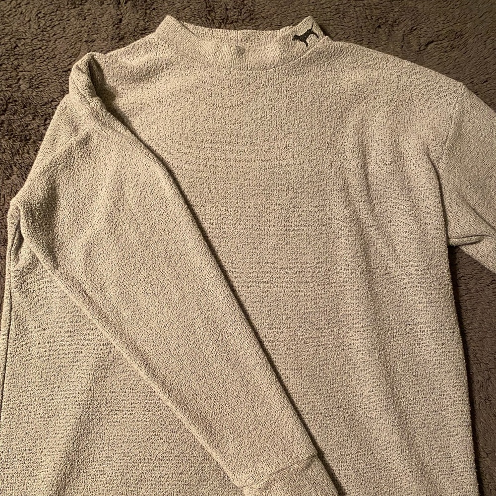 Pink Victoria’s Secret Long Sleeve Mock Neck Shirt